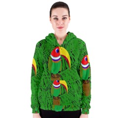 Toucan Women s Zipper Hoodie