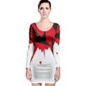 Volcano  Long Sleeve Bodycon Dress View1