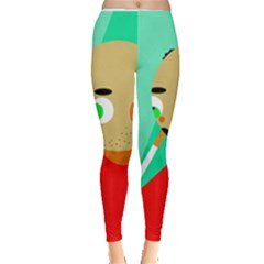 Smoker  Leggings  by Valentinaart