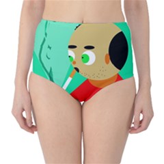 Smoker  High-waist Bikini Bottoms