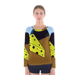 Cheese  Women s Long Sleeve Tee