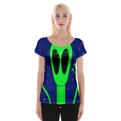 Alien  Women s Cap Sleeve Top