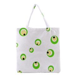 Green Eyes Grocery Tote Bag