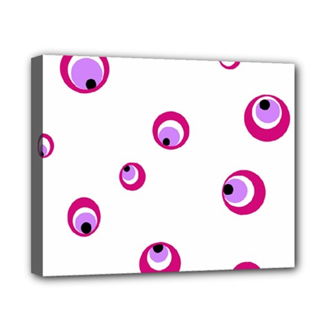 Purple Eyes Canvas 10  X 8  by Valentinaart