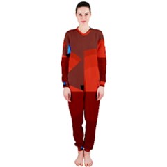 Red Monster Fish Onepiece Jumpsuit (ladies) 