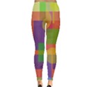 Colorful geometrical design Leggings  View2