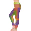 Colorful geometrical design Leggings  View3