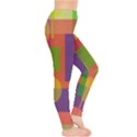 Colorful geometrical design Leggings  View4