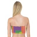 Colorful geometrical design Bandeau Top View2