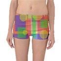 Colorful geometrical design Boyleg Bikini Bottoms View1