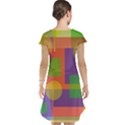 Colorful geometrical design Cap Sleeve Nightdress View2