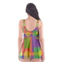 Colorful geometrical design Skater Dress Swimsuit View2