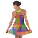 Colorful geometrical design Racerback Dresses View2