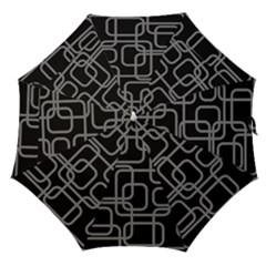 Black And Gray Decorative Design Straight Umbrellas