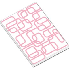 Pink Elegant Design Large Memo Pads by Valentinaart