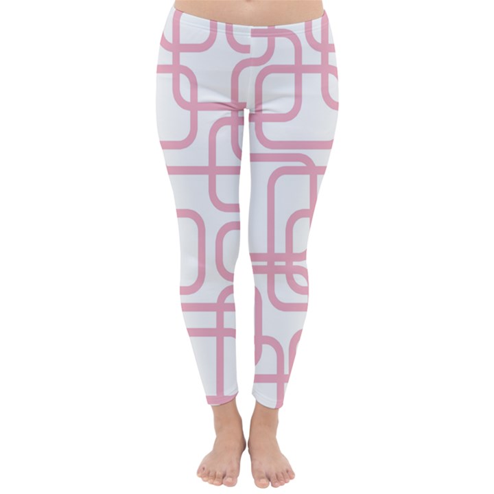 Pink elegant design Winter Leggings 