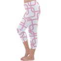 Pink elegant design Capri Winter Leggings  View2