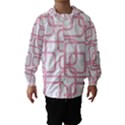 Pink elegant design Hooded Wind Breaker (Kids) View1