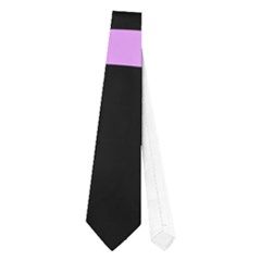 Purple Decorative Abstraction Neckties (one Side) 