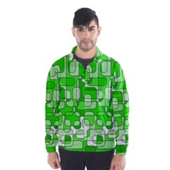 Green Decorative Abstraction  Wind Breaker (men)