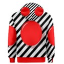 Red ball Men s Pullover Hoodie View2