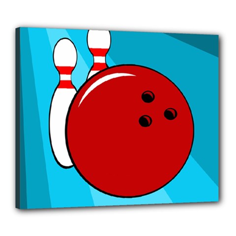 Bowling  Canvas 24  X 20 