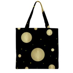 Lanterns Zipper Grocery Tote Bag