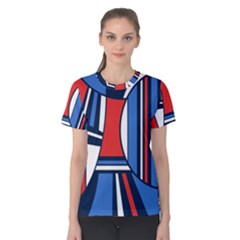 Abstract Nautical Women s Cotton Tee