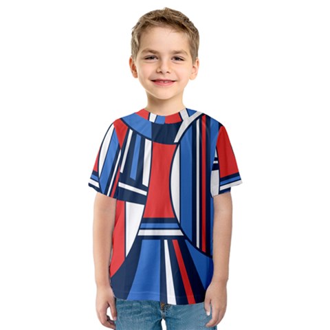 Abstract Nautical Kid s Sport Mesh Tee by olgart