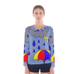 Rainy Day Women s Long Sleeve Tee