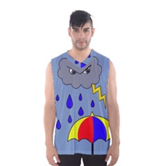 Rainy Day Men s Basketball Tank Top