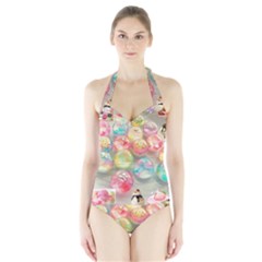 5006486 Ac313 Halter Swimsuit