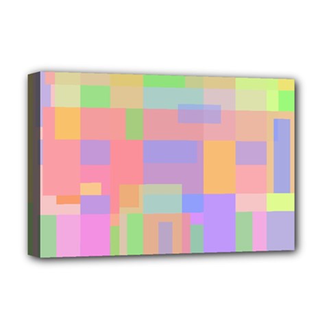 Pastel Decorative Design Deluxe Canvas 18  X 12  