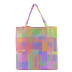 Pastel Decorative Design Grocery Tote Bag by Valentinaart