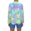 Pastel geometrical desing Kid s Long Sleeve Swimwear View2