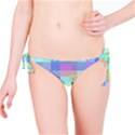 Pastel geometrical desing Bikini Bottom View1