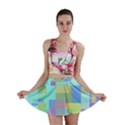 Pastel geometrical desing Mini Skirt View1