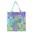 Pastel geometrical desing Grocery Tote Bag View1