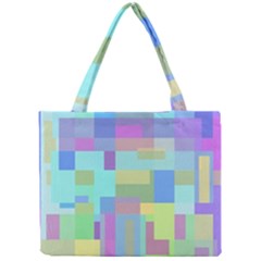 Pastel Geometrical Desing Mini Tote Bag by Valentinaart