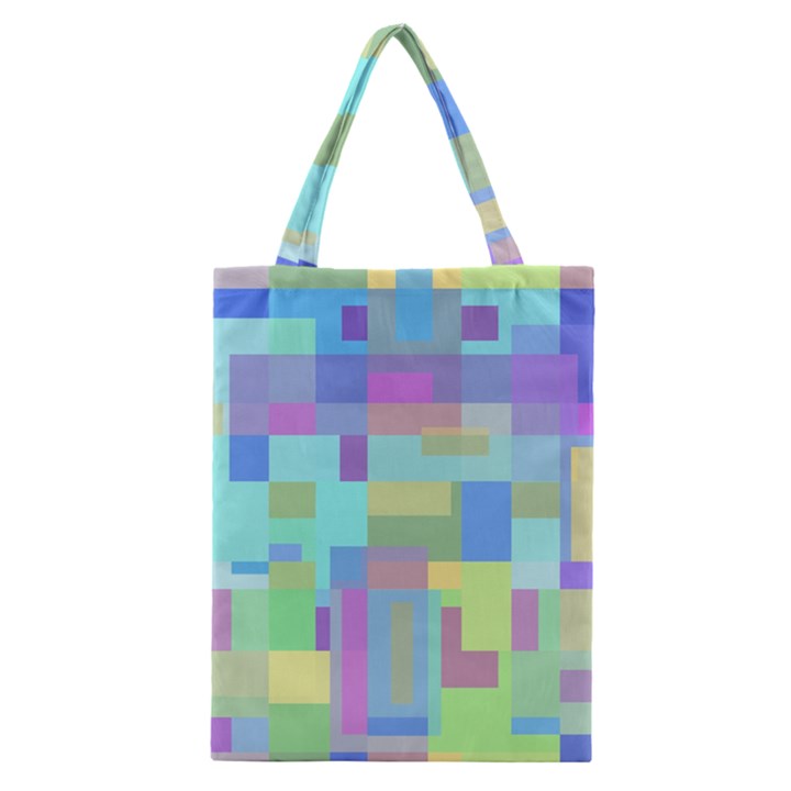 Pastel geometrical desing Classic Tote Bag