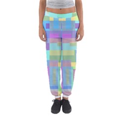 Pastel Geometrical Desing Women s Jogger Sweatpants by Valentinaart