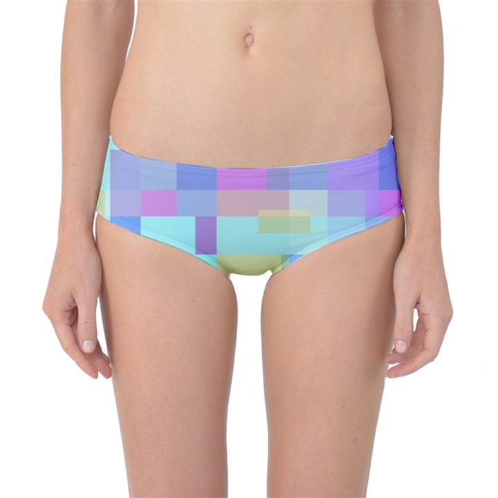 Pastel geometrical desing Classic Bikini Bottoms