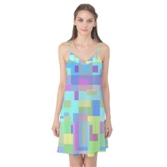 Pastel Geometrical Desing Camis Nightgown by Valentinaart