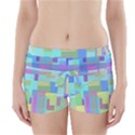 Pastel geometrical desing Boyleg Bikini Wrap Bottoms View1