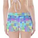 Pastel geometrical desing Boyleg Bikini Wrap Bottoms View2