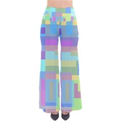 Pastel Geometrical Desing Pants by Valentinaart