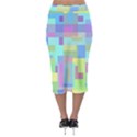 Pastel geometrical desing Midi Pencil Skirt View2