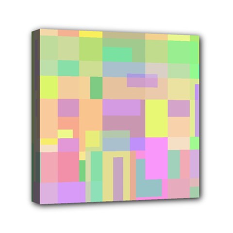 Pastel Colorful Design Mini Canvas 6  X 6 