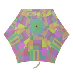 Pastel Colorful Design Mini Folding Umbrellas by Valentinaart