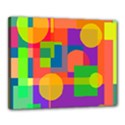 Colorful geometrical design Canvas 20  x 16  View1